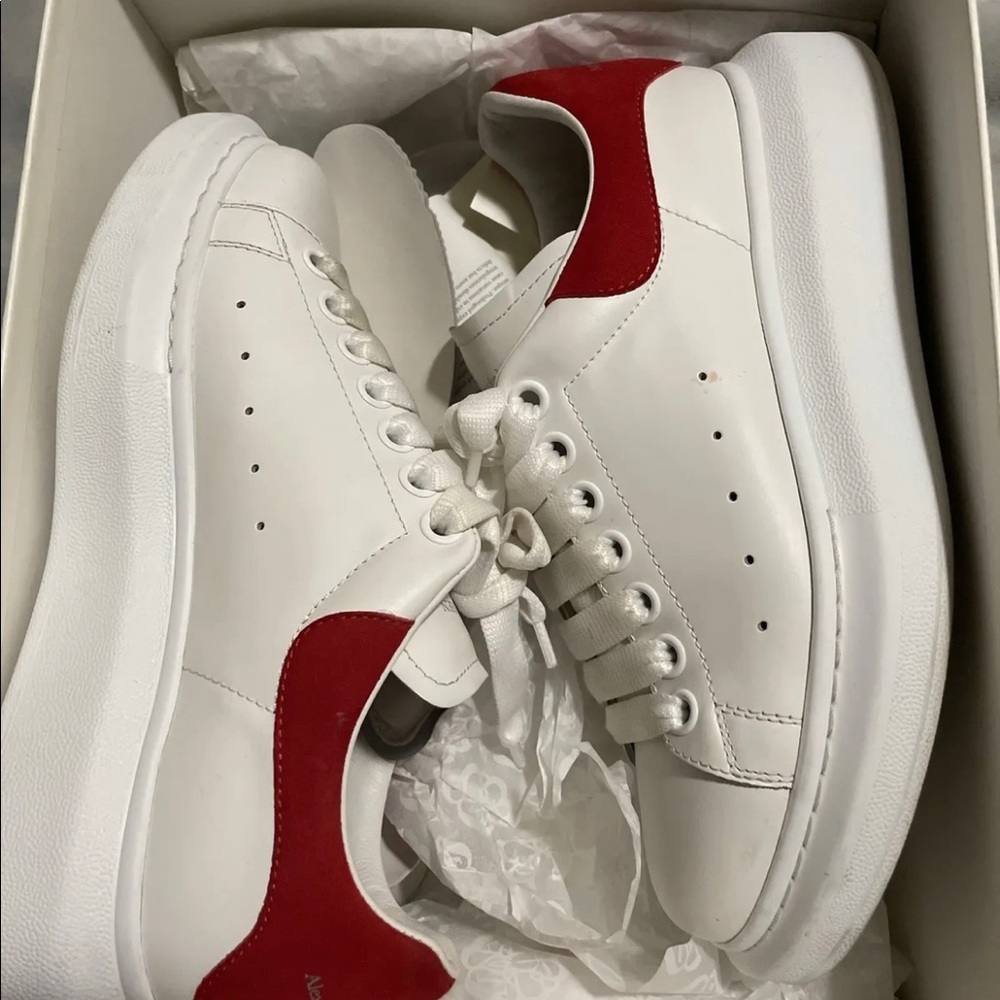 Size 8.5US/38.5EU - Alexander McQueen Oversized Lush Red.